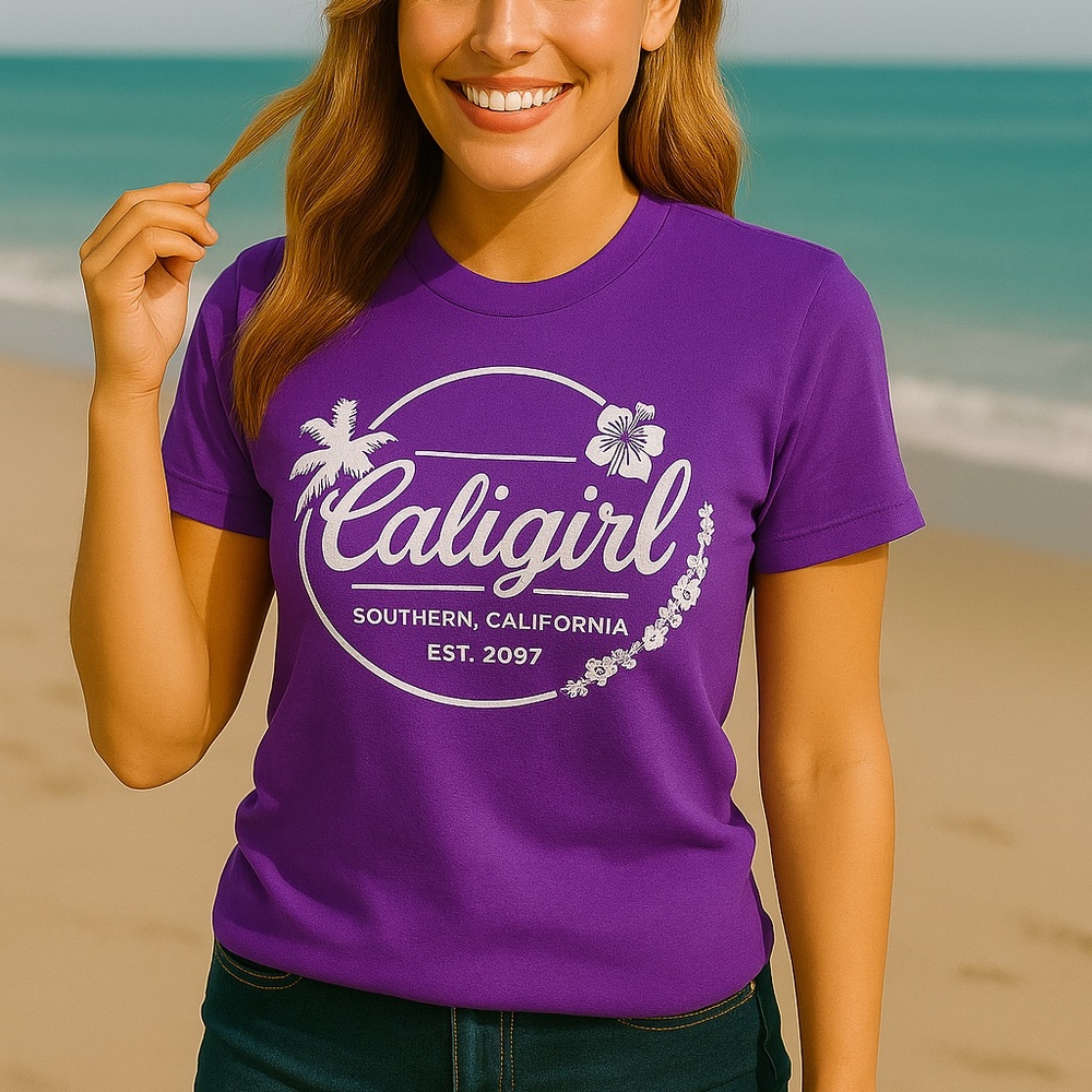 CaliGirl Southern California T-Shirt – Purple